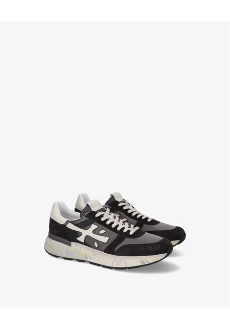 Sneakers Premiata Mick 8085 in pelle scamosciata e nylon nero/grigio scuro PREMIATA | Scarpe | MICK VAR8085